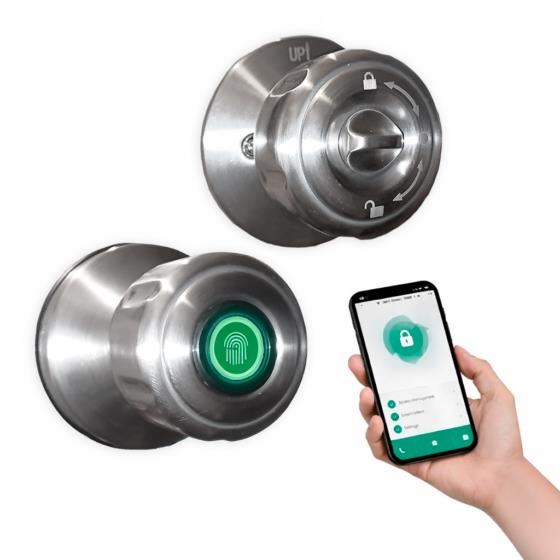 Cerradura Chapa Bluetooth Pomo Perilla para cuarto habitacion huella llave manual App TUYA SMART CZ3